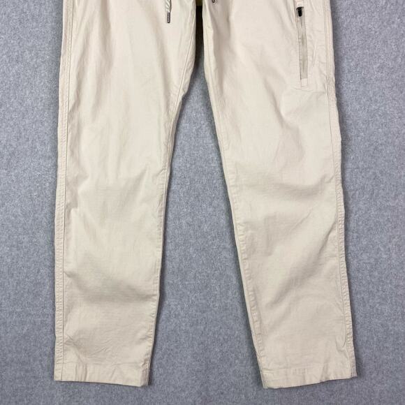 Vuori Pants Womens L Beige Ripstop Mid Rise Pant - Picture 3 of 10